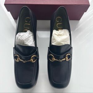 Gucci Black Platform Loafers